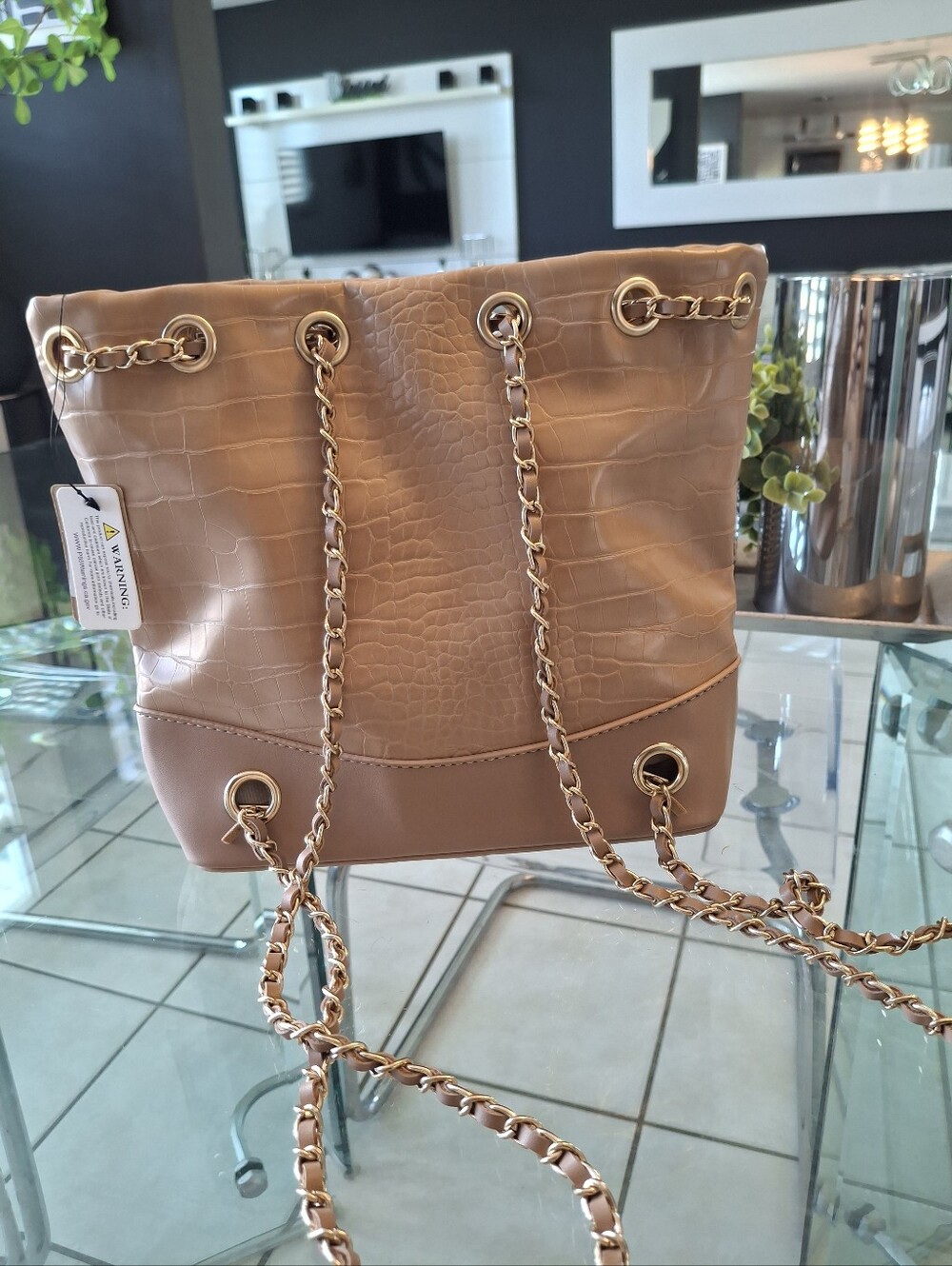 Nude Elegant Back Pack